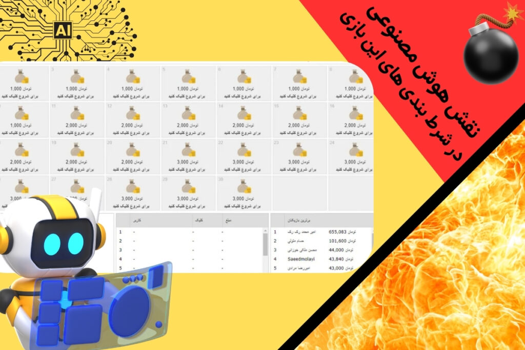نقش هوش مصنوعی در شرط بندی های اینc بازی